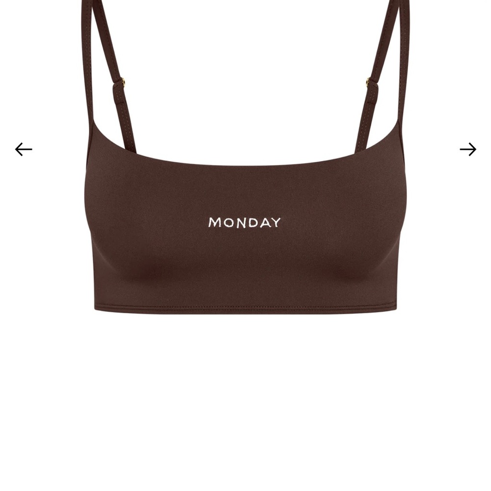 Monday activewear Brown Women's crop Top
